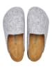 Comfortfusse Wollen pantoffels grijs