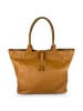 Florence Bags Leren shopper "Fr" lichtbruin - (B)42 x (H)38 x (D)6 cm