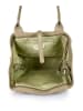 Florence Bags Skórzany shopper bag "Fr" w kolorze szarobrązowym - 42 x 38 x 6 cm