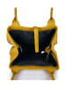 Florence Bags Leder-Shopper "Fr" in Gelb - (B)42 x (H)38 x (T)6 cm
