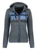 Geographical Norway Sweatjacke "Farine" in Blaugrau