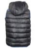 Peak Mountain Doorgestikte bodywarmer zwart
