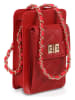 Lucky Bees Schoudertas rood - (B)12 x (H)20 x (D)9 cm