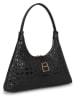 Lucky Bees Schoudertas zwart - (B)40 x (H)40 x (D)6 cm