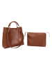 Lucky Bees Henkeltasche in Hellbraun - (B)34 x (H)33 x (T)16 cm