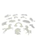 Simba Glowstickers "Eenhoorn" wit - 120 stuks