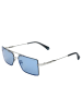 Polaroid Herren-Sonnenbrille in Silber/ Hellblau