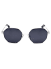 Polaroid Damen-Sonnenbrille in Silber/ Schwarz