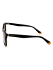 Polaroid Męskie okulary przeciwsłoneczne w kolorze czarno-żółtym