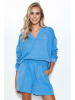 Makadamia 2-delige outfit blauw