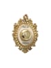 Boltze Wandobject "Champagnebel" goudkleurig - (B)14 x (H)23 cm