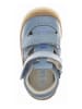 lamino Leren enkelsandalen blauwgrijs