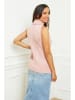 Soft Cashmere Bezrękawnik w kolorze jasnoróżowym