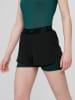 4F Fietsshort zwart/groen