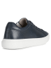 Geox Leder-Sneakers "Deiven" in Dunkelblau