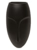 Deco Lorrie Dekofigur "Visage" in Schwarz - (B)11 x (H)21,5 x (T)7 cm