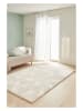 Nazar Hoogpolig tapijt "Shaggy" beige/wit