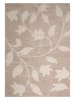 Nazar Hochflor-Teppich "Shaggy" in Beige/ Weiß