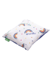 Benetton Kussen "Rainbow" wit/meerkleurig - (L)30 x (B)30 cm