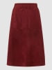 Rich & Royal Spódnica w kolorze czerwonym ze skóry syntetycznej