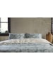 Walra Beddengoedset "Country Love" blauw/wit