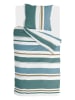 Walra Beddengoedset "Stripes & Stitches" wit/blauw