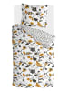 Walra Komplet pościeli "Dots & Flowers" w kolorze białym ze wzorem