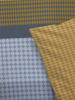 Byrklund Bettwäsche-Set "Golden Stripes" in Blau/ Gelb