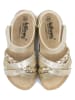 billowy Sandalen in Gold