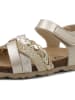 billowy Sandalen in Gold