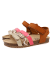 billowy Sandały w kolorze jasnobrązowym ze wzorem