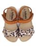 billowy Sandalen in Hellbraun