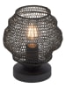 JUST LIGHT. Tafellamp "Kokon" zwart - (H)21 cm