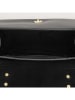 maison héritage PARIS Leder-Henkeltasche "Clau" in Schwarz - (B)26 x (H)20 x (T)9 cm
