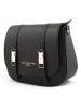 maison héritage PARIS Leder-Umhängetasche "Tex" in Schwarz - (B)25 x (H)19 x (T)9 cm