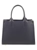 maison héritage PARIS Leren handtas "Pure" donkerblauw - (B)33 x (H)24 x (D)13 cm