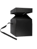 The Concept Factory 2-delige set: cadeauboxen zwart - (B)20 x (H)20 x (D)20 cm