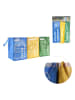 éco concept planet Recyclingtaschen in Blau/ Gelb/ Grün - (B)80 x (H)40 x (T)25 cm