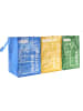 éco concept planet Recyclingtaschen in Blau/ Gelb/ Grün - (B)80 x (H)40 x (T)25 cm
