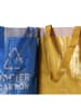éco concept planet Recyclingtaschen in Blau/ Gelb/ Grün - (B)80 x (H)40 x (T)25 cm