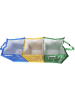 éco concept planet Recyclingtaschen in Blau/ Gelb/ Grün - (B)80 x (H)40 x (T)25 cm