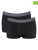 Sloggi 2er-Set: Boxershorts in Schwarz