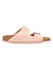 Birkenstock Leder-Pantoletten "Arizona" in Rosa - Weite S