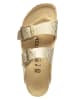 Birkenstock Slippers "Arizona" crème/goudkleurig - wijdte S
