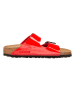 Birkenstock Pantoletten "Arizona" in Rot - Weite S