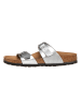 Birkenstock Slippers "Sydney" zilverkleurig - wijdte S