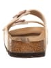 Birkenstock Pantoletten "Sydney" in Creme - Weite S