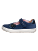 Richter Shoes Leren ballerina's met bandje donkerblauw