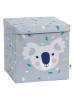 STORE IT Ordnungsbox "Koala" in Grau - (B)33 x (H)33 x (T)33 cm