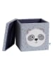 STORE IT Pudełko "Panda" w kolorze szarym - 33 x 33 x 33 cm